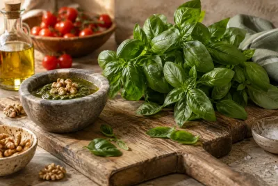 Busuiocul, micul secret al unei mese de vară