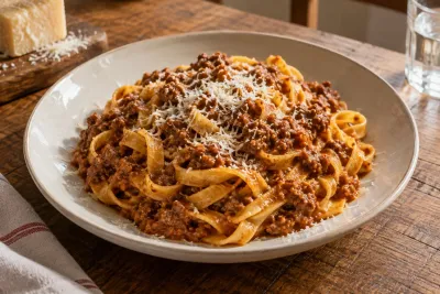 Paste bolognese - imagine de prezentare generată cu AI