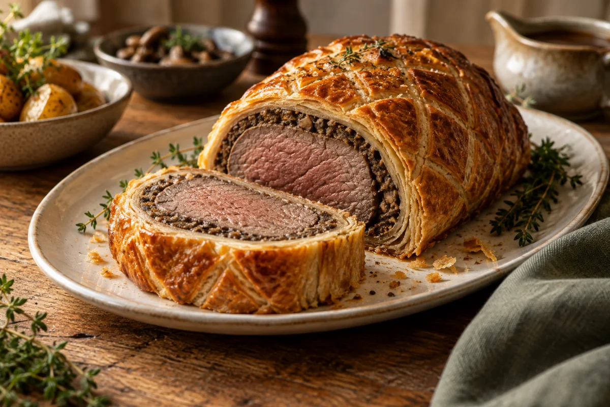 Beef Wellington: cum păstrezi foietajul crocant
